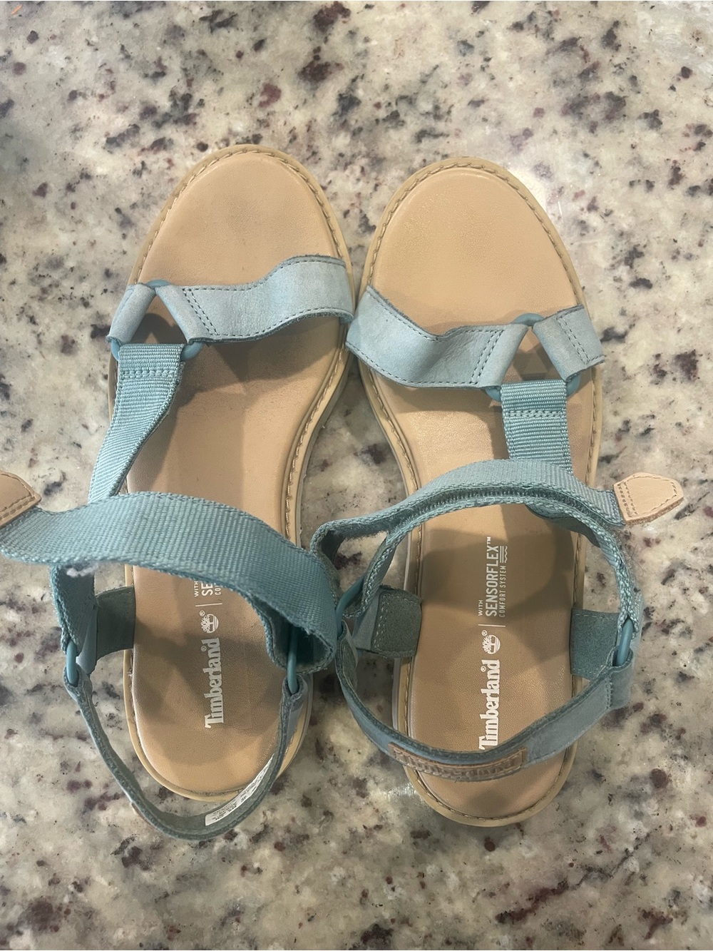 Timberland Women’s Light Blue Strappy Sandals